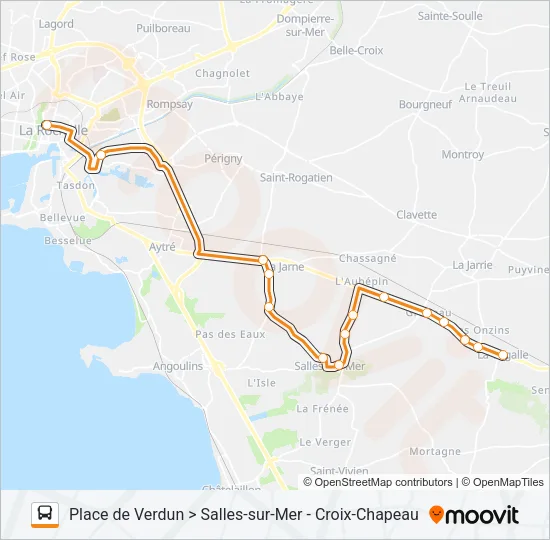 346 Bus Line Map