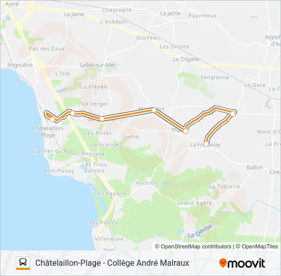 272 Bus Line Map