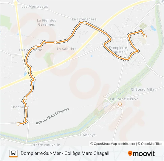 241 Bus Line Map