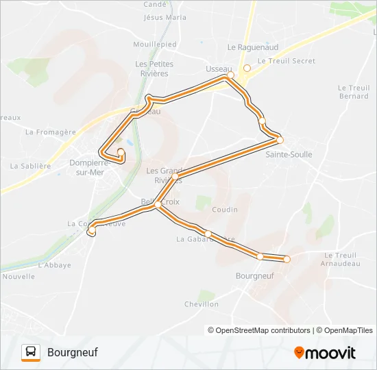 241 Bus Line Map