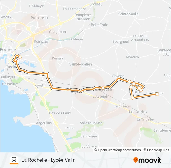 324 Bus Line Map