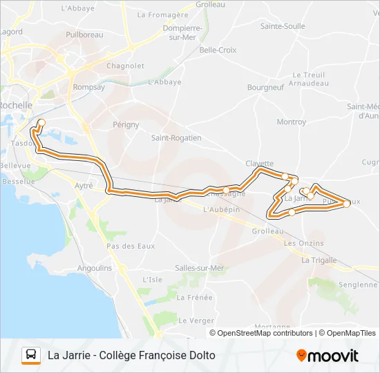 324 Bus Line Map