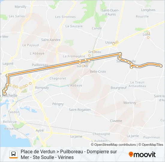 342 Bus Line Map