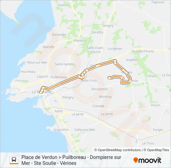 342 Bus Line Map