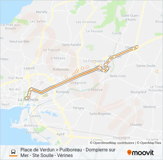 342 Bus Line Map