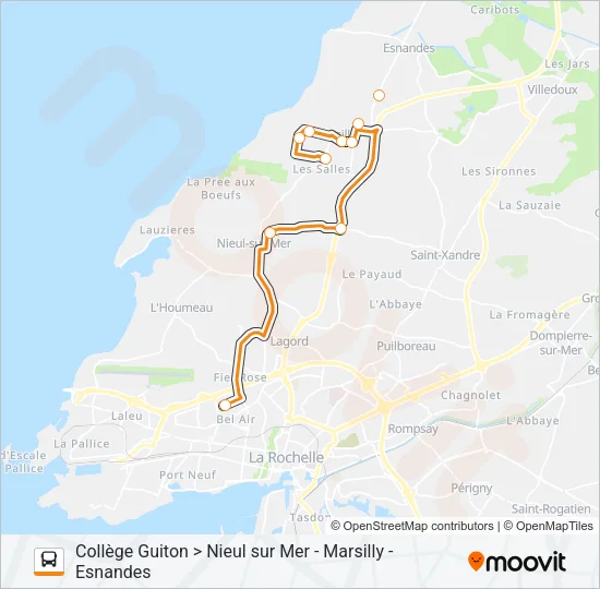 203 Bus Line Map
