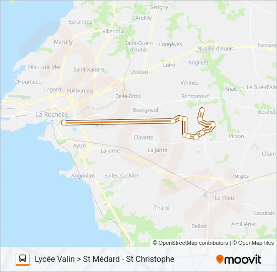 322 Bus Line Map