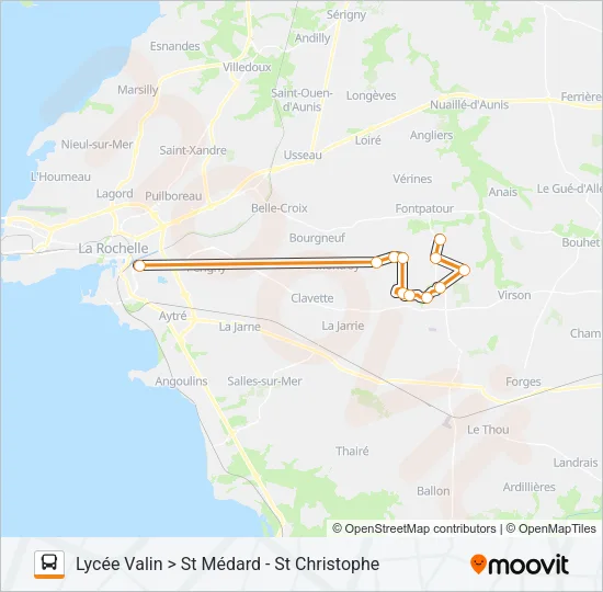 322 Bus Line Map