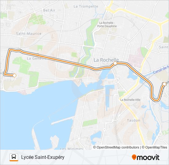 309 bus Line Map