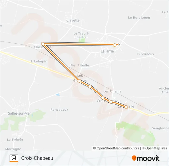 253 Bus Line Map