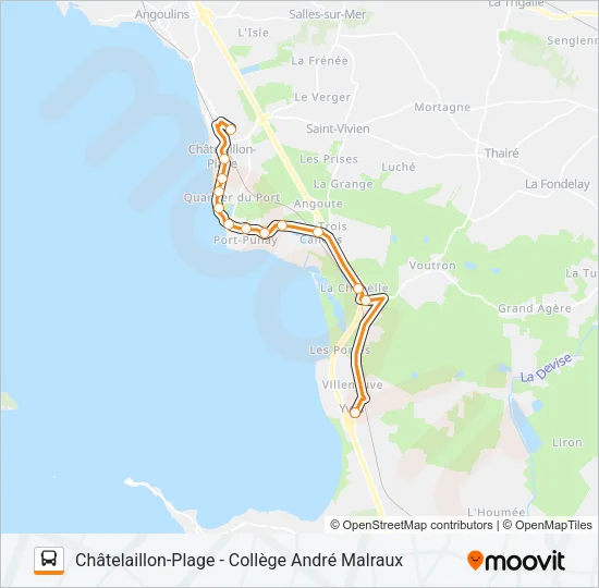 273 Bus Line Map