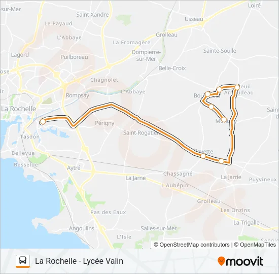 323 Bus Line Map