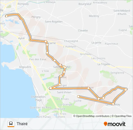 326 Bus Line Map