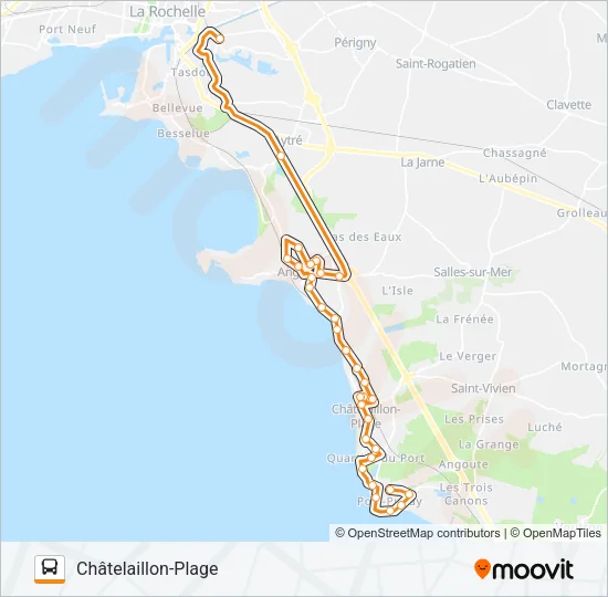 326 Bus Line Map