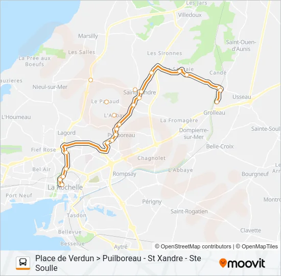 341 Bus Line Map