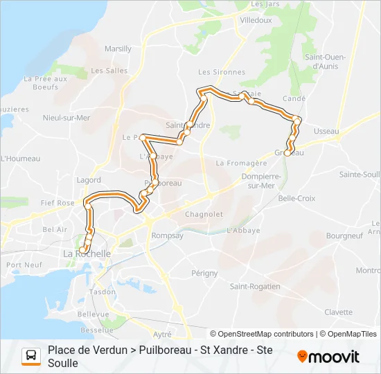 341 Bus Line Map