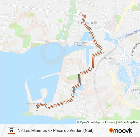 N34 N34 Route: Schedules, Stops & Maps - Les Minimes (Updated)