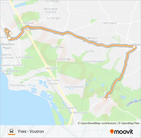 275 Bus Line Map