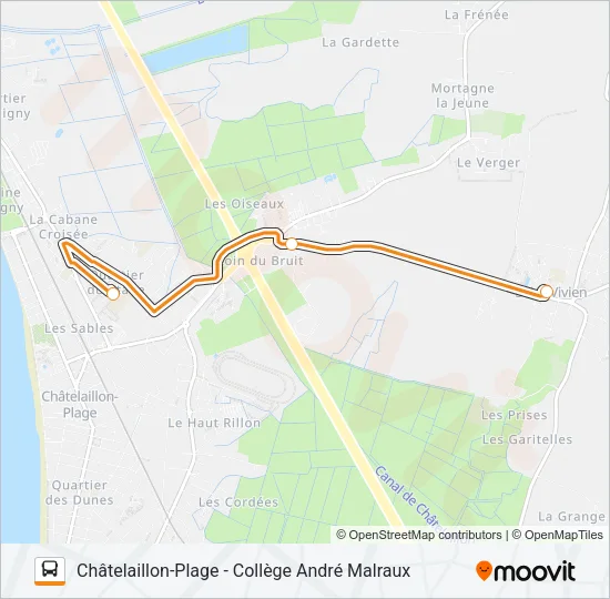 276 Bus Line Map