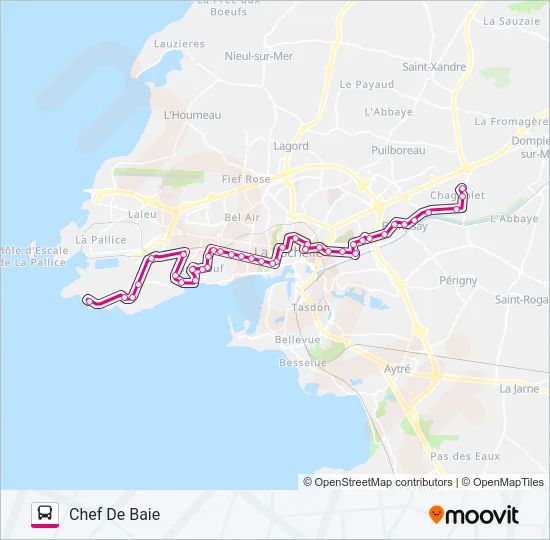 7 Bus Line Map
