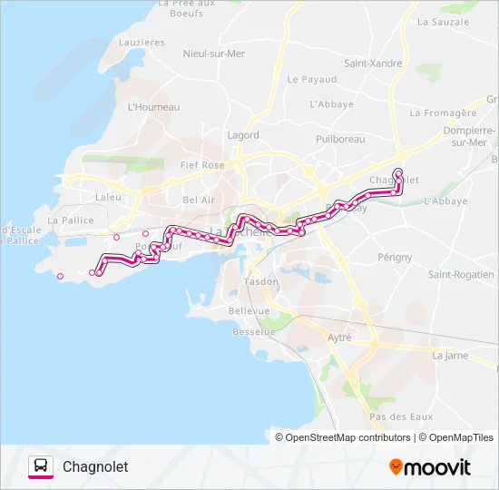 7 Bus Line Map