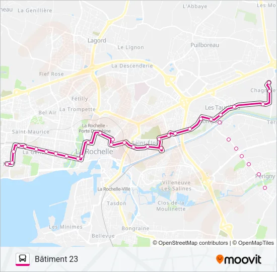 7 Bus Line Map