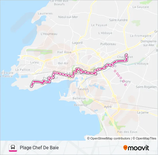 7 Bus Line Map