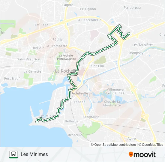 D4 Bus Line Map