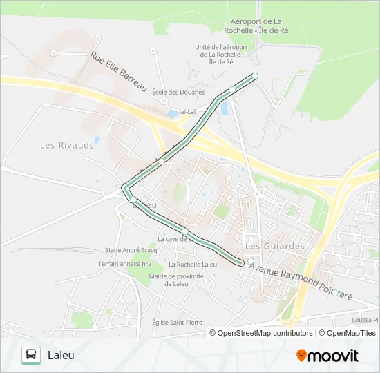 D5 Bus Line Map