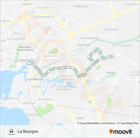 16 Bus Line Map