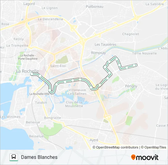 16 Bus Line Map