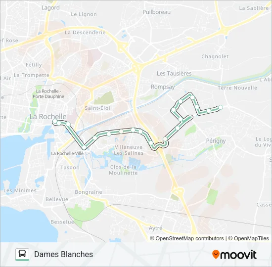 16 Bus Line Map