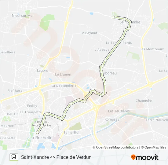 13 Bus Line Map