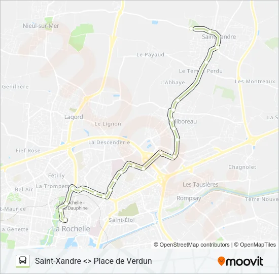 13 Bus Line Map