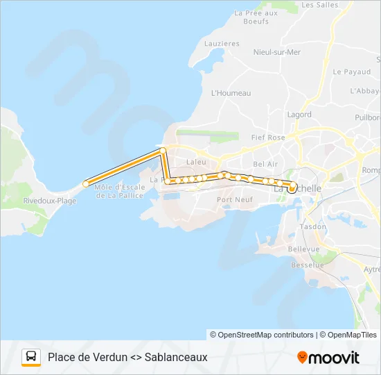 50 Bus Line Map