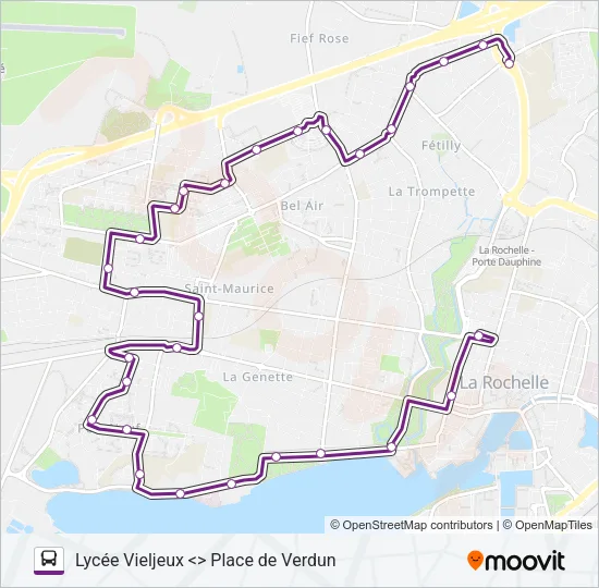 6 Bus Line Map