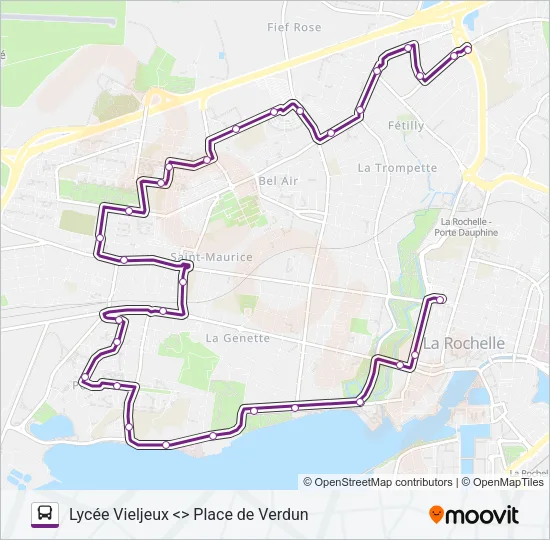6 Bus Line Map
