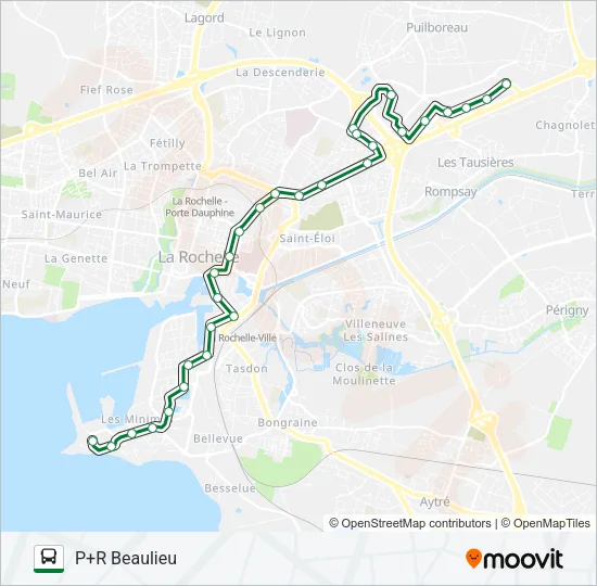 4 Bus Line Map