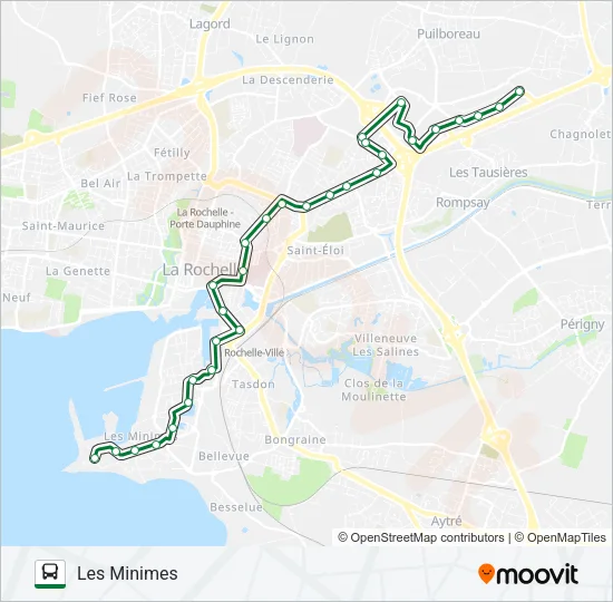 4 Bus Line Map