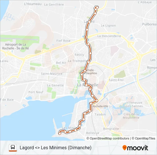 D3 Bus Line Map