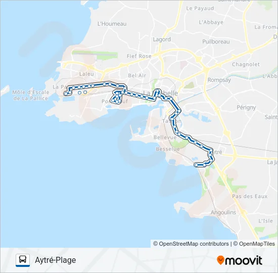 D1 Bus Line Map