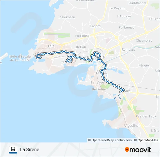 D1 Bus Line Map