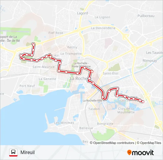 2 Bus Line Map