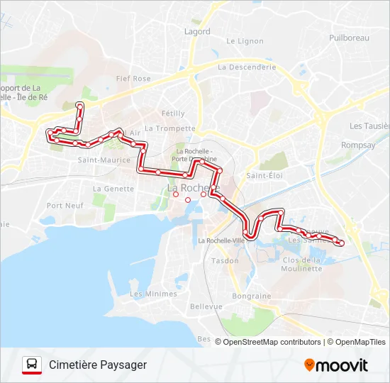 2 Bus Line Map