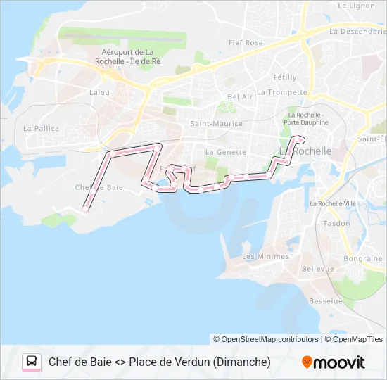 D7 Bus Line Map