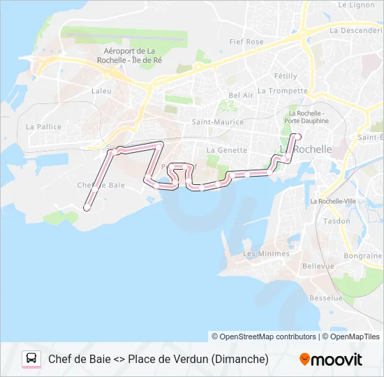 D7 Bus Line Map