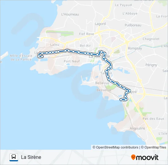 1 Bus Line Map
