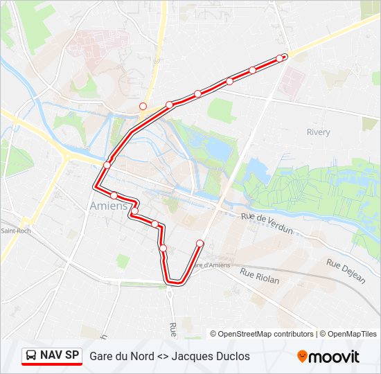 NAV SP Bus Line Map