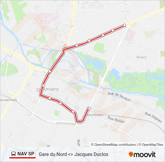 NAV SP Bus Line Map