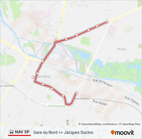 NAV SP Bus Line Map